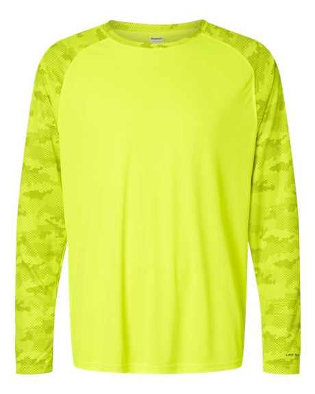 Paragon Men's Cayman Performance Camo Colorblocked Long Sleeve T-Shirt-1