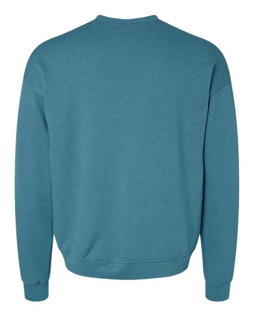 BELLA + CANVAS Men's Sponge Fleece Drop Shoulder Crewneck Sweatshirt-2