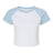 BELLA + CANVAS Women's Micro Rib Raglan Baby Tee-1