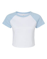 BELLA + CANVAS Women's Micro Rib Raglan Baby Tee-1