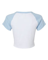 BELLA + CANVAS Women's Micro Rib Raglan Baby Tee-2