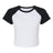 BELLA + CANVAS Women's Micro Rib Raglan Baby Tee-1