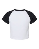 BELLA + CANVAS Women's Micro Rib Raglan Baby Tee-2