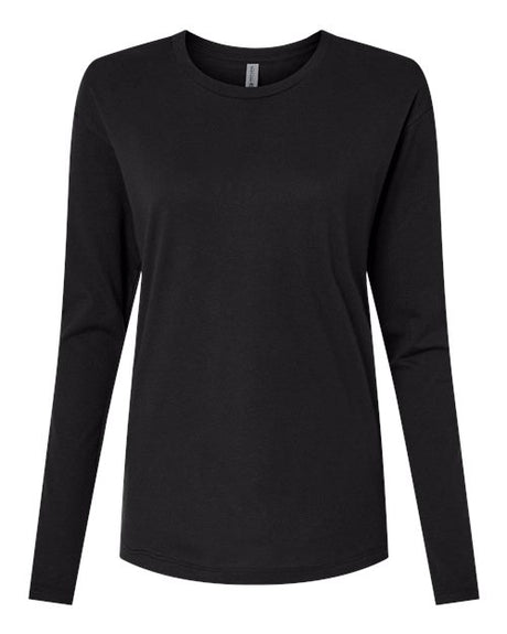 Next Level Women's Cotton Relaxed Long Sleeve T-Shirt-1