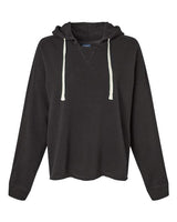 MV Sport Women's Angel Fleece Crop Hooded Sweatshirt-1