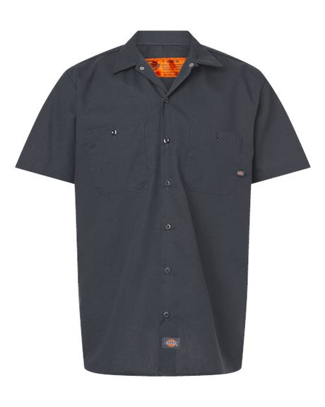 Dickies Men's Industrial Short Sleeve Work Shirt-1