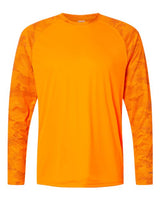 Paragon Men's Cayman Performance Camo Colorblocked Long Sleeve T-Shirt-1
