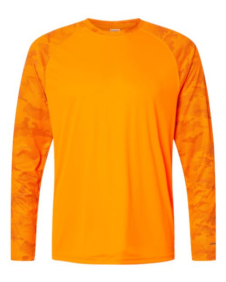 Paragon Men's Cayman Performance Camo Colorblocked Long Sleeve T-Shirt-1