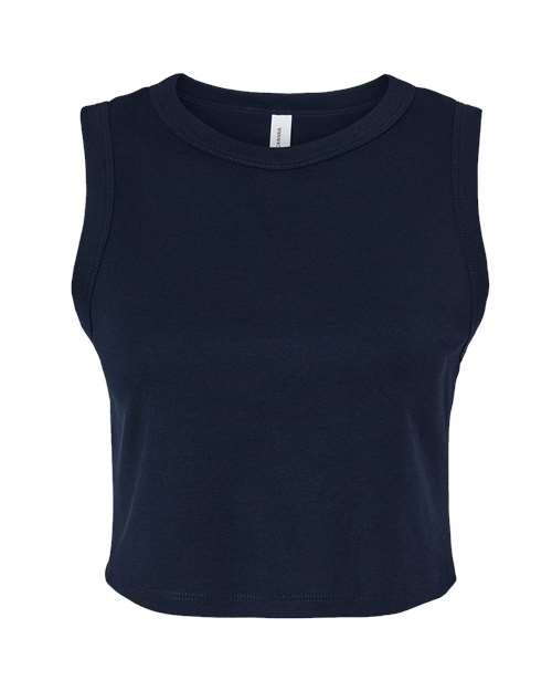 BELLA + CANVAS Women's Micro Rib Muscle Crop Tank-1