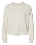 LAT Women's Relaxed 3-End Boxy Fleece Crewneck Sweatshirt-1