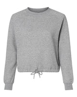 LAT Women's Relaxed 3-End Boxy Fleece Crewneck Sweatshirt-1