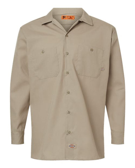 Dickies Men's Industrial Long Sleeve Work Shirt-1