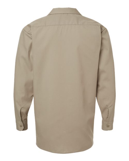 Dickies Men's Industrial Long Sleeve Work Shirt-2
