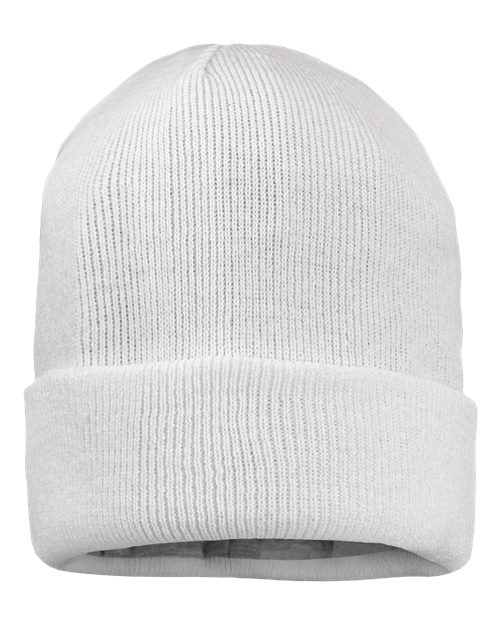 Sportsman 12" Jersey Lined Cuffed Beanie-2