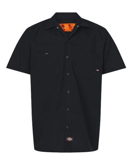 Dickies Men's Industrial Short Sleeve Work Shirt-1