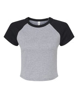 BELLA + CANVAS Women's Micro Rib Raglan Baby Tee-1