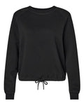 LAT Women's Relaxed 3-End Boxy Fleece Crewneck Sweatshirt-1