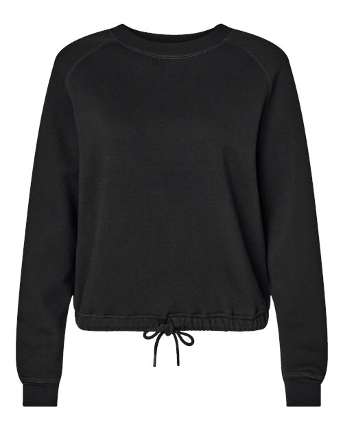 LAT Women's Relaxed 3-End Boxy Fleece Crewneck Sweatshirt-1