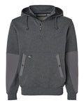 DRI DUCK Men's Mission Quarter-Zip Hooded Pullover-1