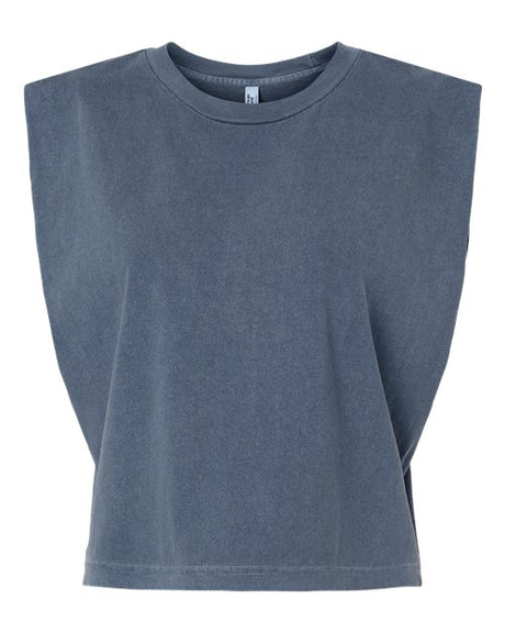 American Apparel Women's Garment-Dyed Heavyweight Muscle Tee-1