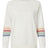 MV Sport Women's Striped Sleeves Crewneck Sweatshirt-1