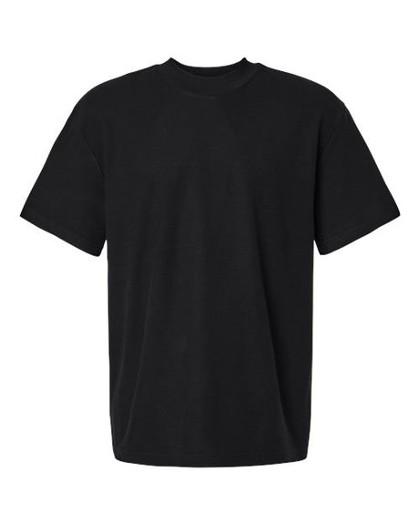 American Apparel Men's Pique Mockneck Tee-1