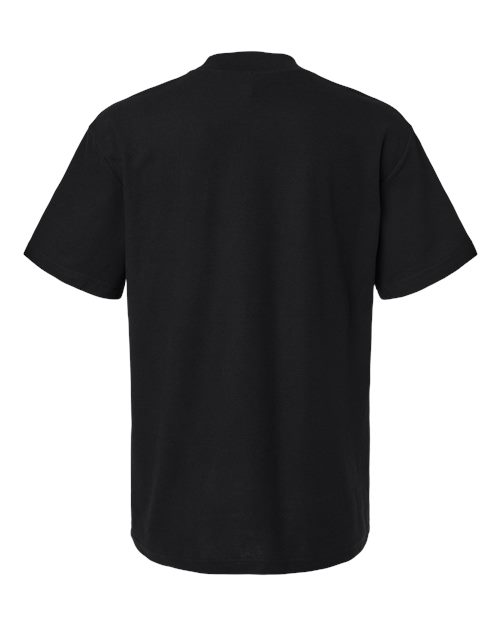American Apparel Men's Pique Mockneck Tee-2