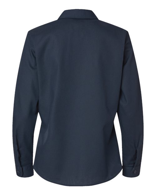 Dickies Women's Long Sleeve Industrial Work Shirt-2