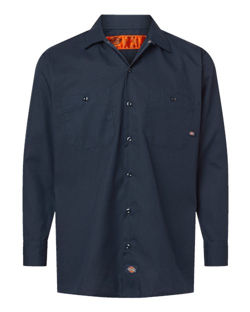 Dickies Men's Industrial Long Sleeve Work Shirt-1