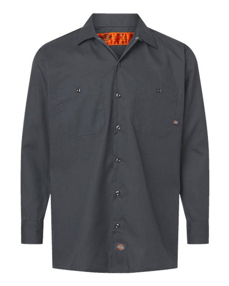 Dickies Men's Industrial Long Sleeve Work Shirt-1