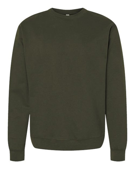 Independent Trading Co. Men's Midweight Crewneck Sweatshirt-1