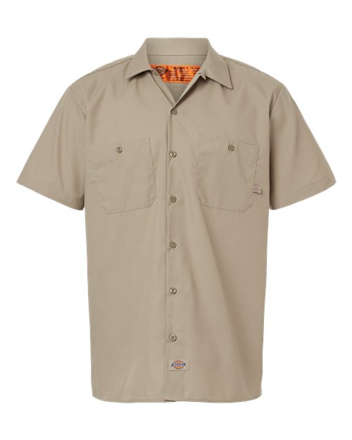 Dickies Men's Industrial Short Sleeve Work Shirt-1