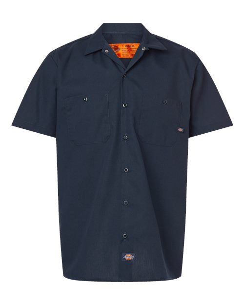 Dickies Men's Industrial Short Sleeve Work Shirt-1