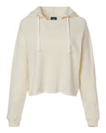 MV Sport Women's Angel Fleece Crop Hooded Sweatshirt-1