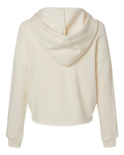 MV Sport Women's Angel Fleece Crop Hooded Sweatshirt-2