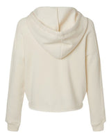 MV Sport Women's Angel Fleece Crop Hooded Sweatshirt-2