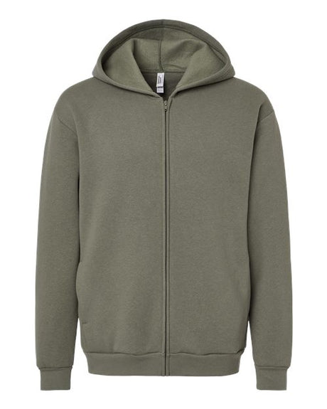American Apparel Men's ReFlex Fleece Full-Zip Hoodie Sweatshirt-1