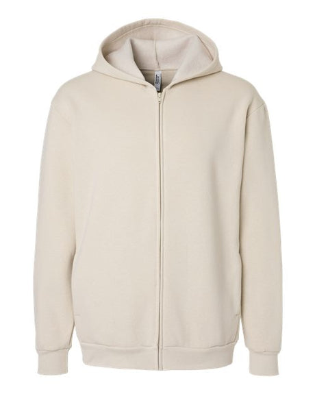 American Apparel Men's ReFlex Fleece Full-Zip Hoodie Sweatshirt-1