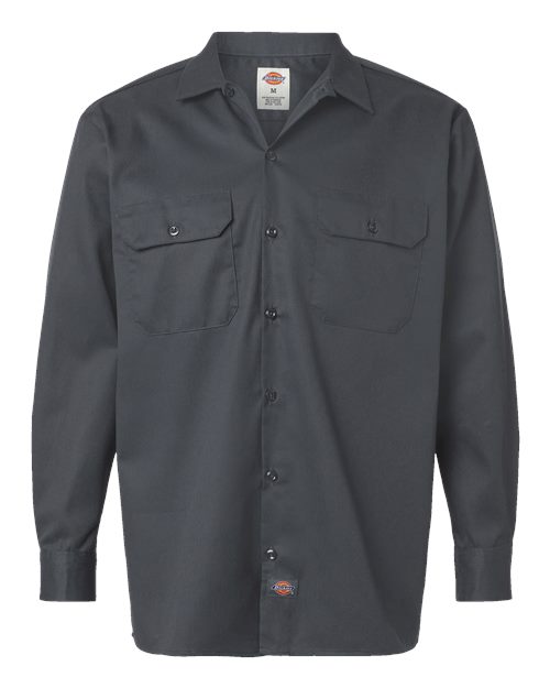 Dickies Men's Long Sleeve Work Shirt-1