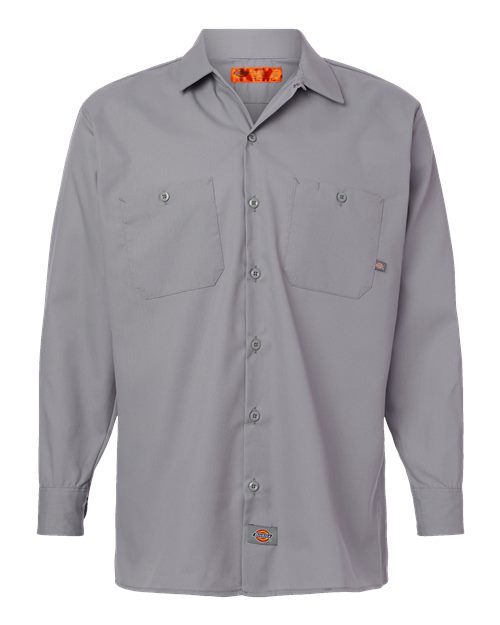 Dickies Men's Industrial Long Sleeve Work Shirt-1