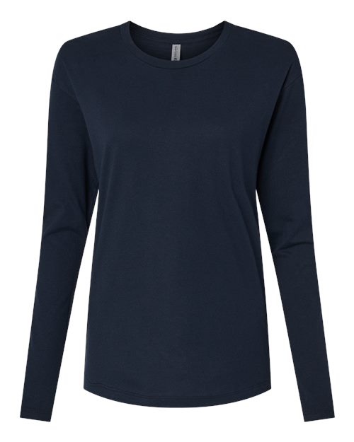 Next Level Women's Cotton Relaxed Long Sleeve T-Shirt-1