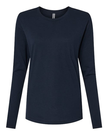 Next Level Women's Cotton Relaxed Long Sleeve T-Shirt-1