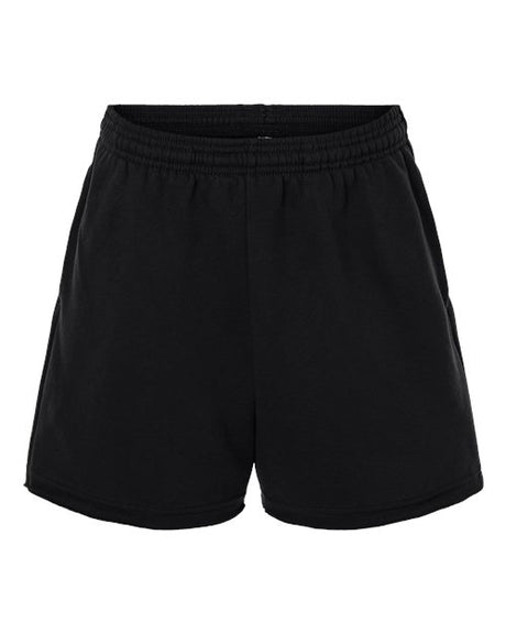 BELLA + CANVAS Women's Cutoff Fleece Shorts-1