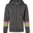 MV Sport Women's Striped Sleeves Full-Zip Hooded Sweatshirt-1