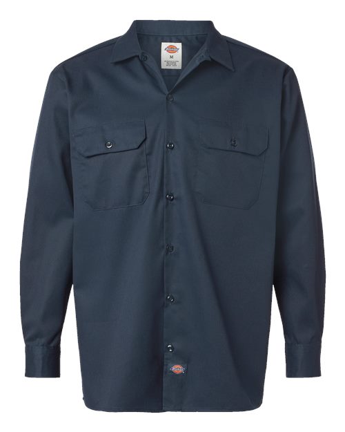 Dickies Men's Long Sleeve Work Shirt-1