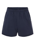 BELLA + CANVAS Women's Cutoff Fleece Shorts-1