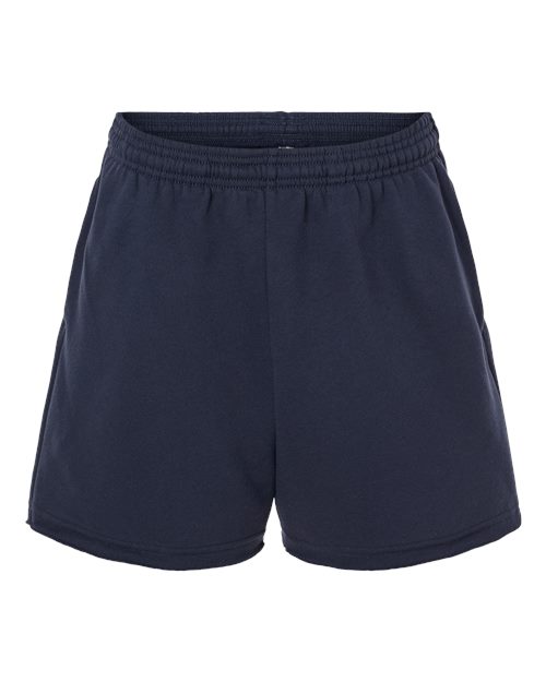 BELLA + CANVAS Women's Cutoff Fleece Shorts-1