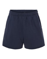 BELLA + CANVAS Women's Cutoff Fleece Shorts-1