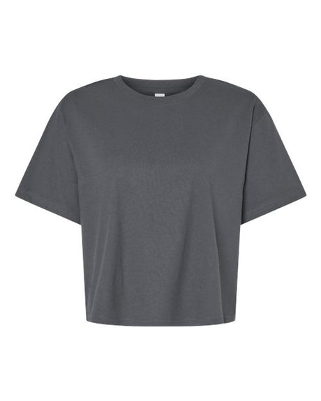 American Apparel Women's Fine Jersey Boxy Tee-1