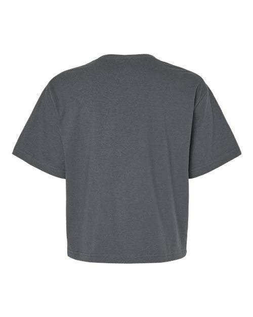 American Apparel Women's Fine Jersey Boxy Tee-2